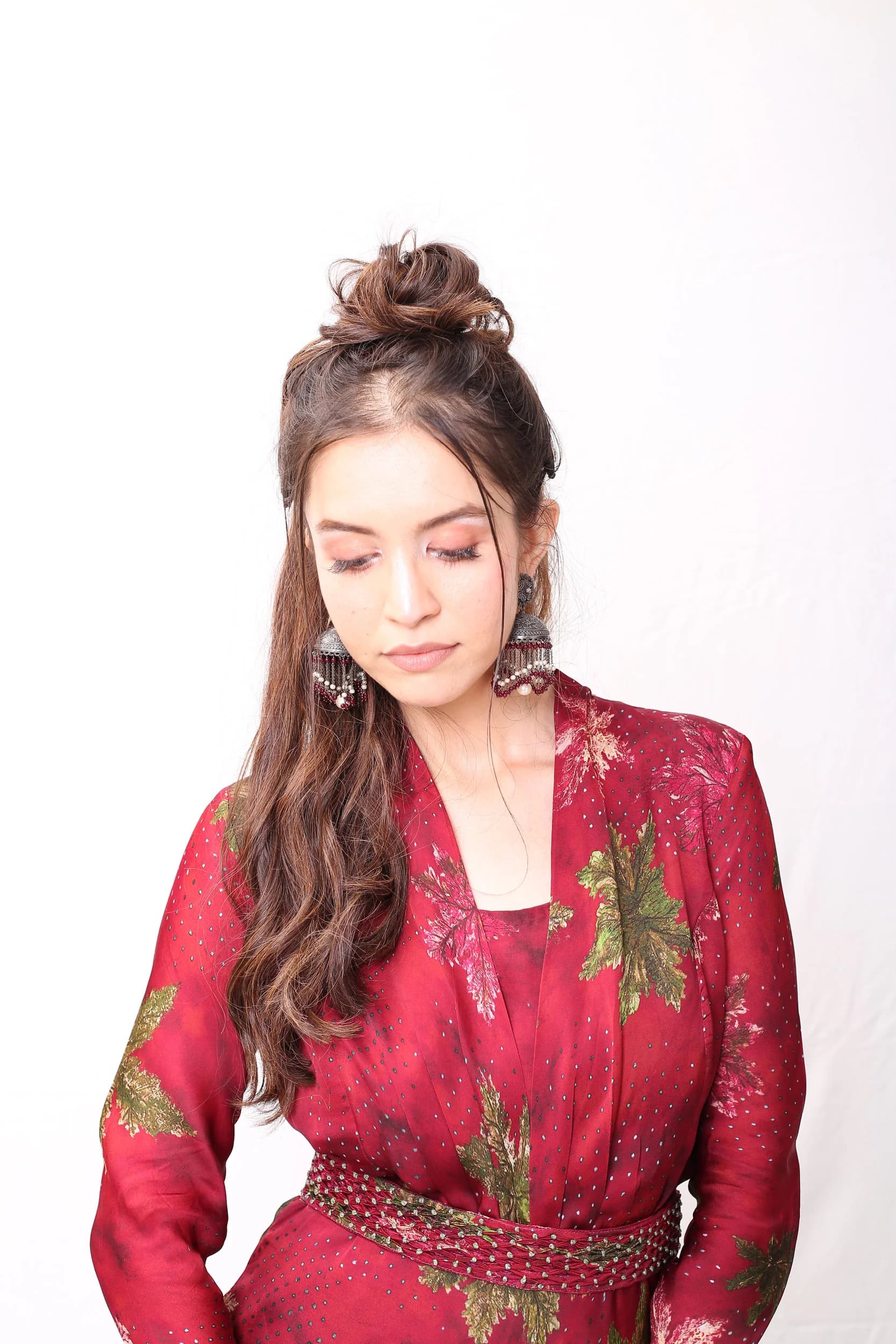 ruby Maple dot print